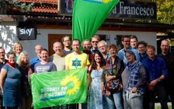 Teilnehmende der Listenaufstellungsversammlung für den BA 16 am 12. Oktober 2019.