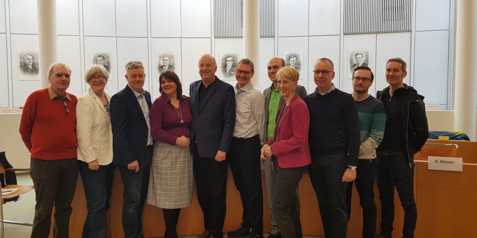 Pressekonferenz zum Hachinger Tal im Unterhachinger Rathaus am 15. Januar 2020