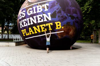 Erdkugel Kein Planet B