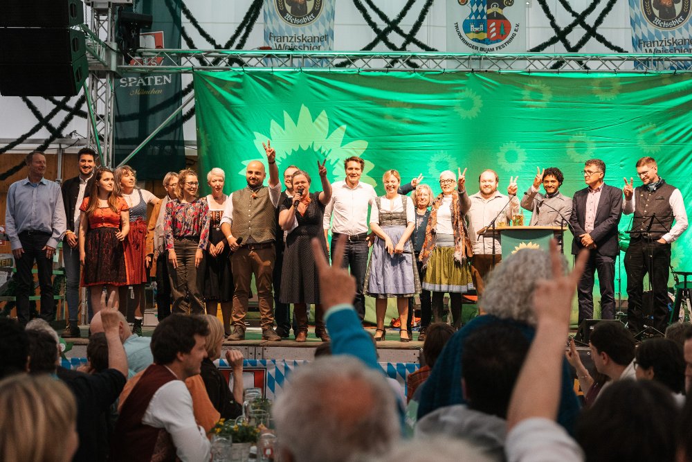 Münchner Kandidierende im Truderinger Festzelt