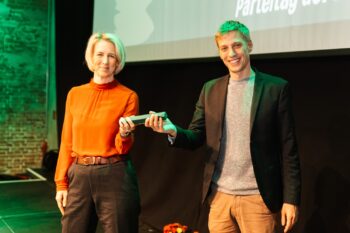 Katrin Habenschaden und Dominik Krause