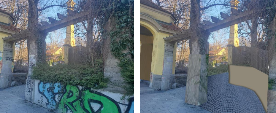 Mögliche Umgestaltung des Isarradwegs