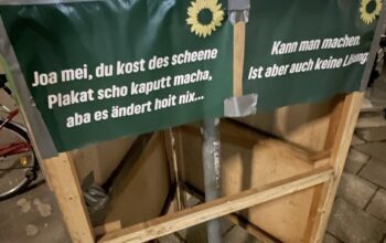 OV Sendling Demoliertes Plakat