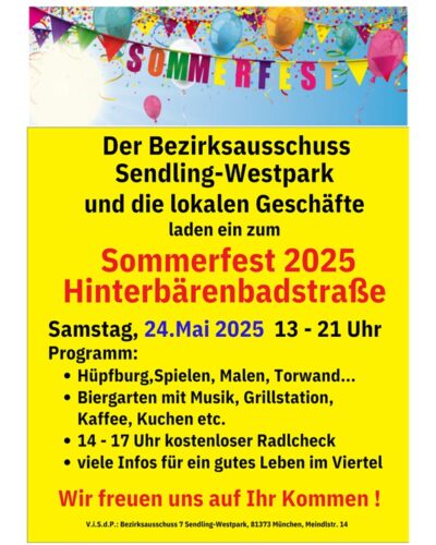 Sommerfest BA07 Sendling-Westpark