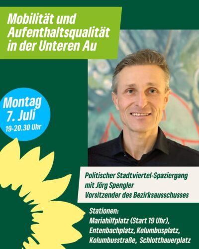 Stadtviertelspaziergang durch die Au