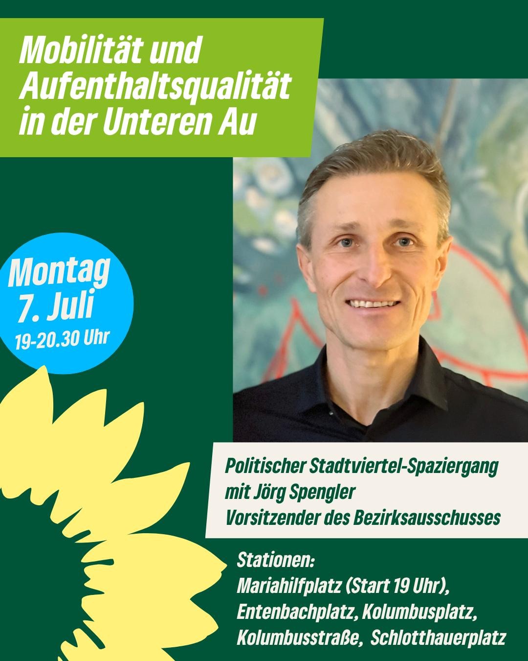 Stadtviertelspaziergang durch die Au