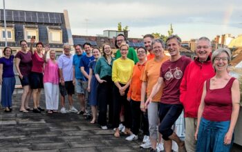 Fraktionsübergreifende Regenbogen-Aktion des Bezirksausschuss Au-Haidhausen