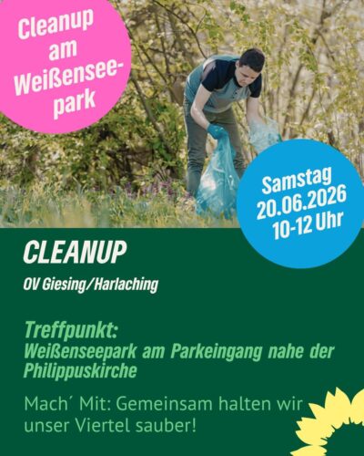 Cleanup am Weißenseepark