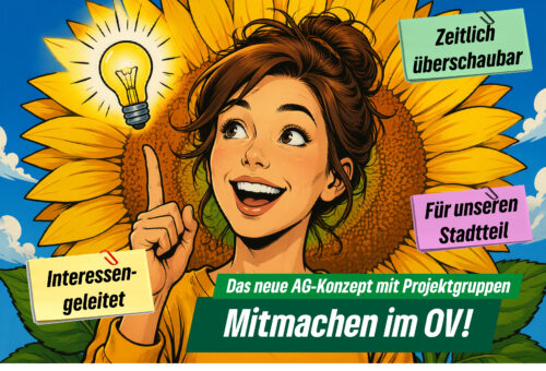 Mitmachen im OV: die neuen Projektgruppen