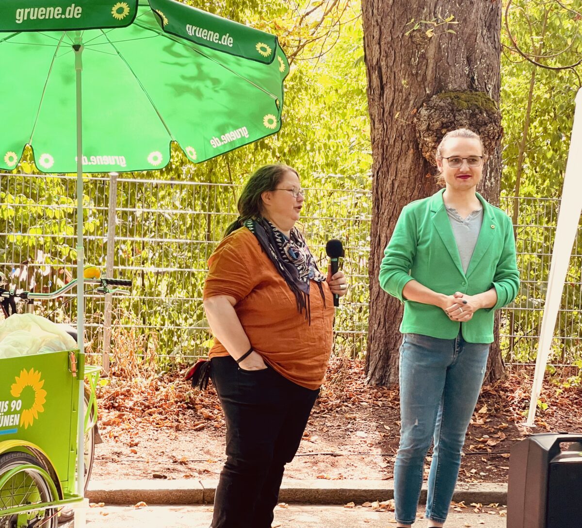 Das Sprechenden-Team des Grünen Ortsverbands Pasing-Aubing