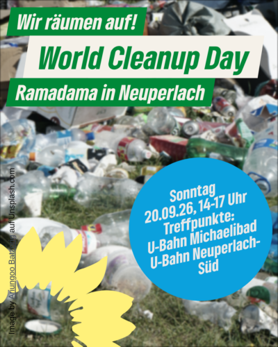 World Cleanup Day Ramadama in Neuperlach