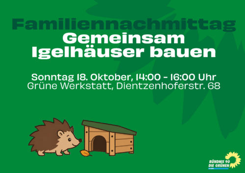 Familiennachmittag | Am Hart – Gemeinsam Igelhäuser bauen
