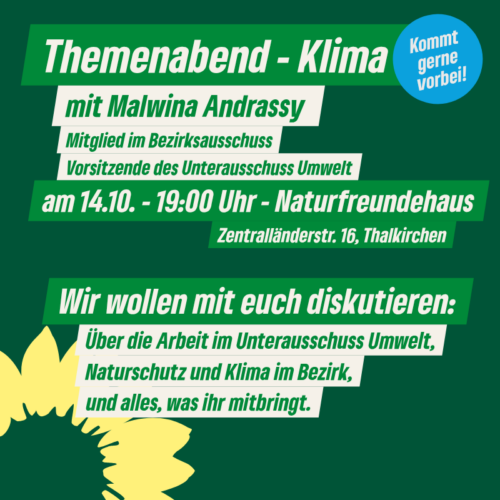 Themenabend Klima Sharepic Klima